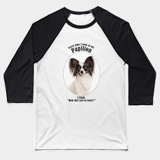 Lucky Papillon Baseball T-Shirt